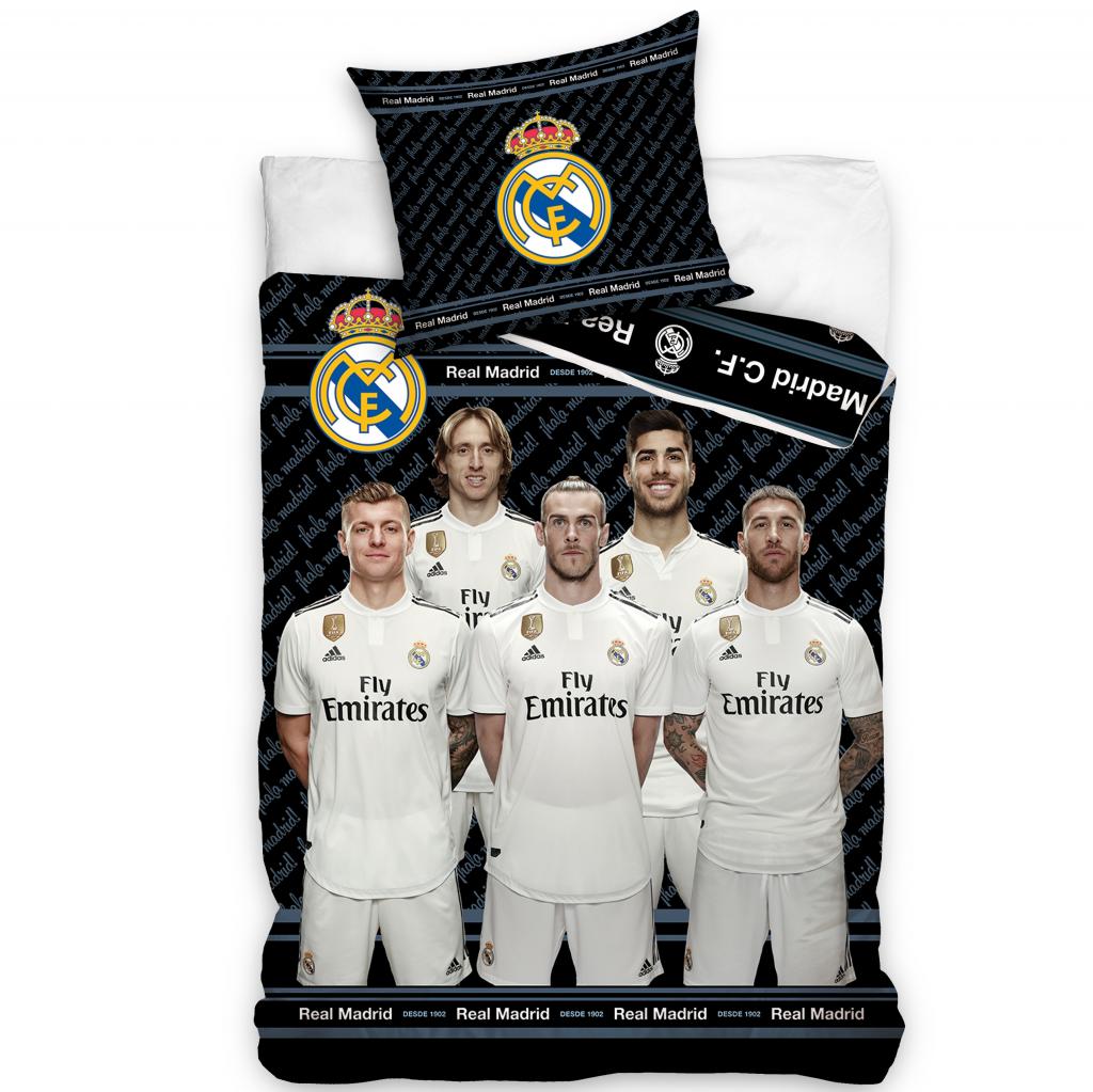 POSTELJINA REAL MADRID CRNA