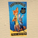 PLAŽNI RUČNIK ZOOTROPOLIS POLICE