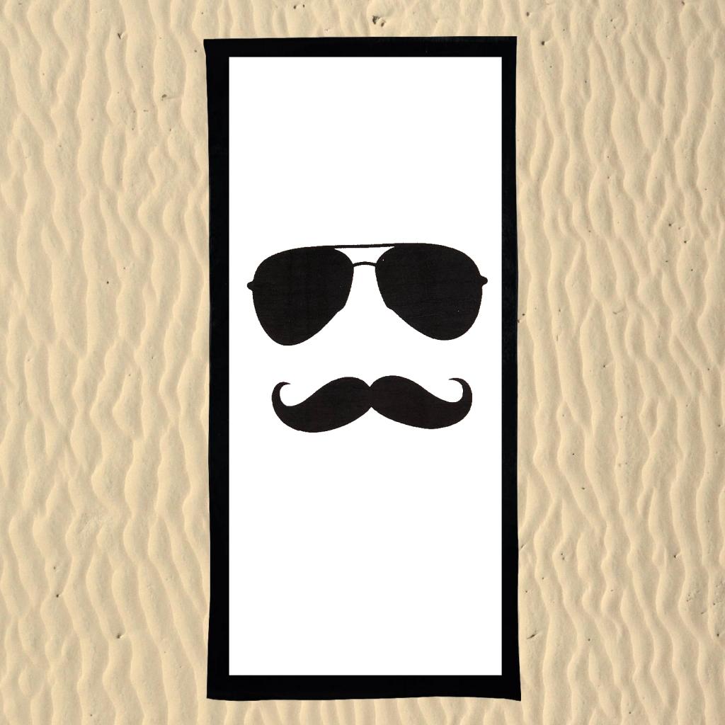 PLAŽNI RUČNIK MOUSTACHE