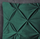 SET OD 2 JASTUČNICE VELVET PINTUCK GREEN 