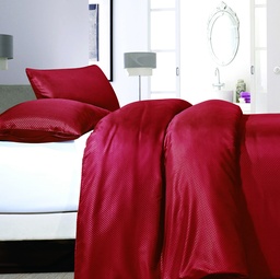 POSTELJINA SATIN POINT RED 