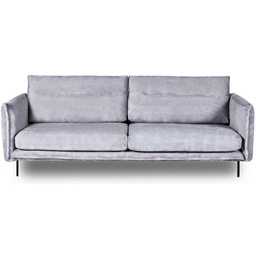 [8785260710747] SOFA ART SILVER GREY 3 SEAT