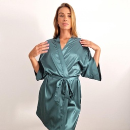 [8720578055166] SATENSKI KIMONO GREEN